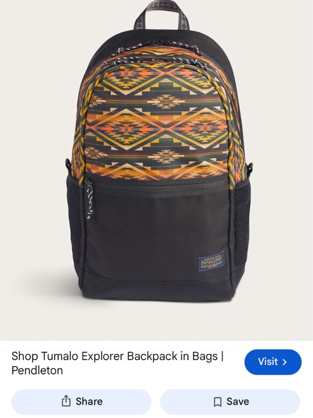 Pendleton Tumalo Explorer backpack